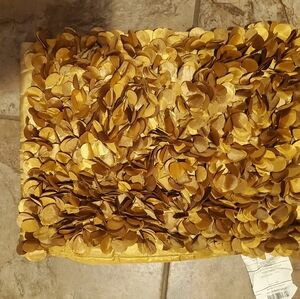 Pier 1 Golden Pillow Cover Flutter Style Textured
